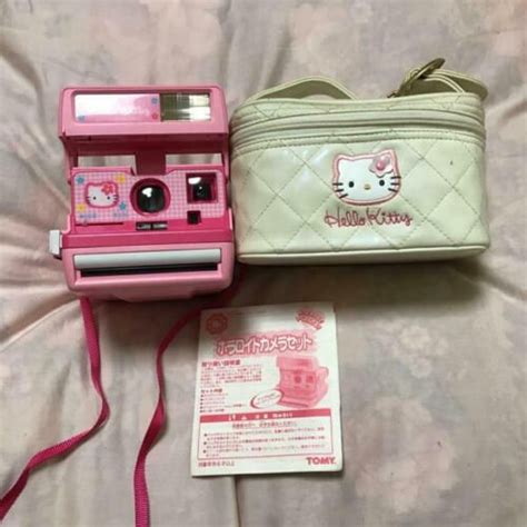 Hello Kitty Polaroid Camera Pink TOMY Rare 1997 Sanrio Japan Best Deal F/S | Hello kitty items ...