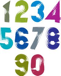 Graffiti Numbers Vector Images (over 3,400)