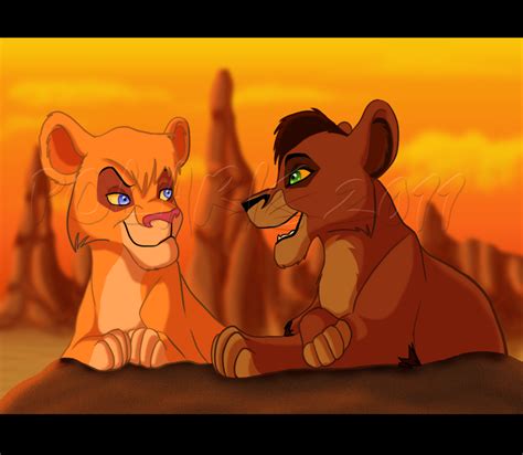 Vitani and Kovu by RakPolaris on DeviantArt