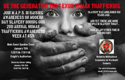 Human Trafficking Awareness Week: Be the Generation that Ends Modern ...