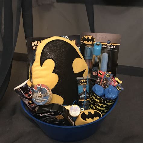 Batman Gift Basket in 2021 | Batman gifts, Baby shower baskets, Gifts