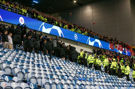 Shocking moment Rangers ultras attempted to storm Liverpool fans after full time at Ibrox ...