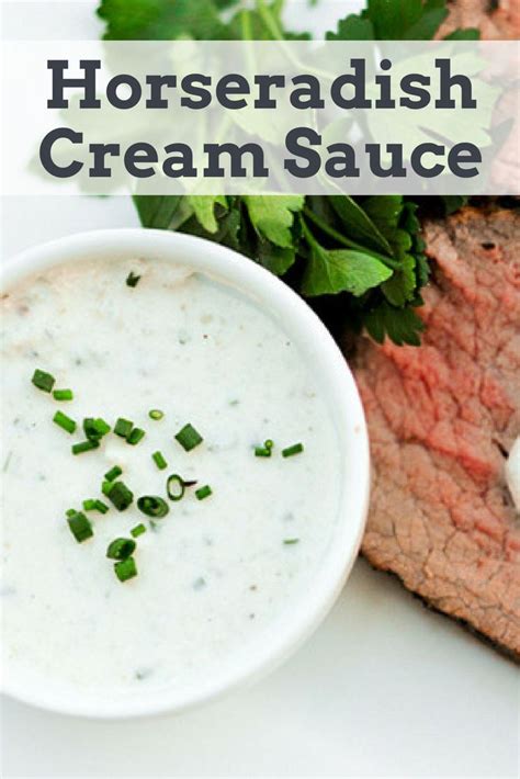 Horseradish Cream Sauce Recipe | Recipe | Horseradish cream sauce, Horseradish cream ...