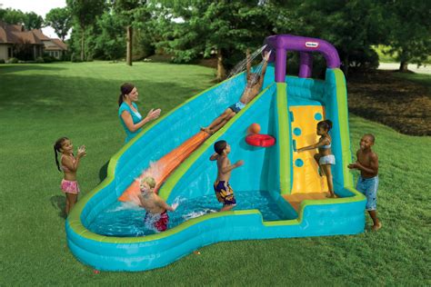 Little Tikes Outdoor Inflatables Slam ‘n’ Curve Water Slide | Walmart Canada