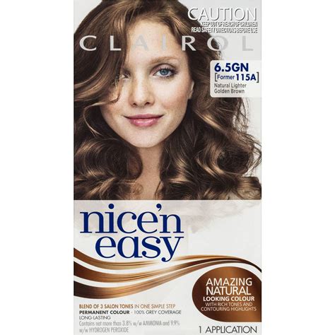 Clairol Nice N Easy 6.5gn Natural Lighter Golden Brown Each | Woolworths