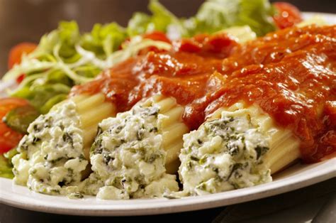 Stuffed Manicotti with Ricotta and Spinich | Manini's, LLC