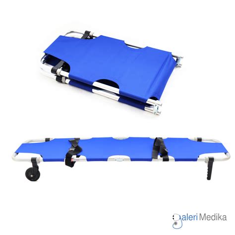 Tandu Lipat 2 + Roda GEA YDC 1A1 Foldaway Stretcher | Galeri Medika