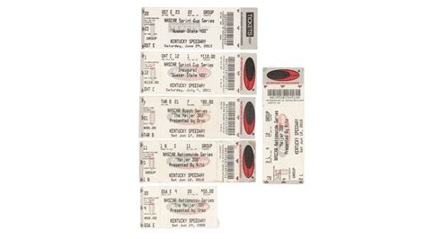 NASCAR Kentucky Speedway Racing Tickets 6 to Choose From - Etsy