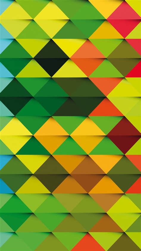 Triangle background colorful texture iPhone 8 Wallpapers Free Download