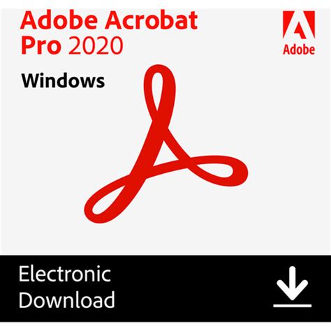 Adobe Acrobat Pro 2020 (Windows, Download) 65312126 B&H Photo