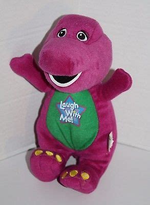 BARNEY Sings LAUGH WITH ME Song DOLL 10" Plush Stuffed Lyons 2008 Soft Toy | Soft toy, Manhattan ...