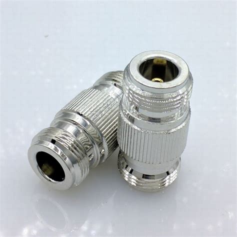 Free shipping N-Type N-KK N Female to N Female Dual Pass Connector RF Coaxial Connectors Convert ...