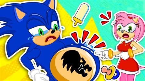 OMG!!! Sonic Pregnant | Funny Pregnancy Situations! | Sonic the Hedgehog Animation - YouTube