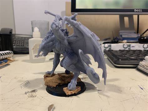 3D print Balrog of Morgoth • made with Elegoo Mars 2・Cults