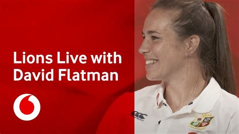 Lions Live with David Flatman | #UniteThePride | Vodafone UK - YouTube