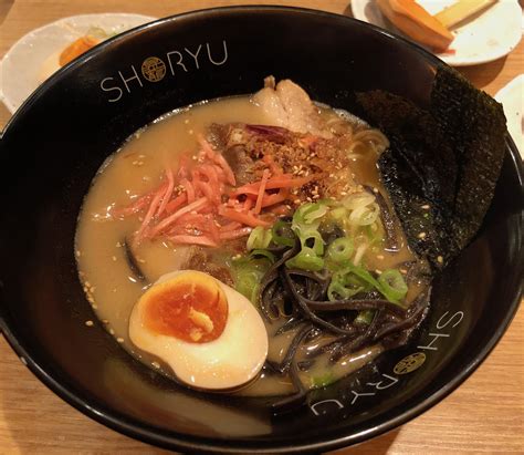 Ganso Tonkotsu Ramen from Shoryu on Regent Street : r/ramen