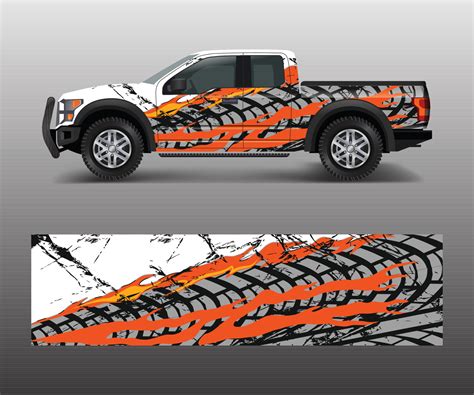 modern design for truck graphics vinyl wrap vector 11151755 Vector Art ...