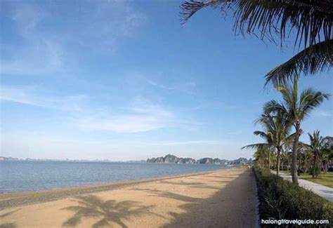 Tuan Chau Beach: is a sandy artificial beach which stretches, the most ...