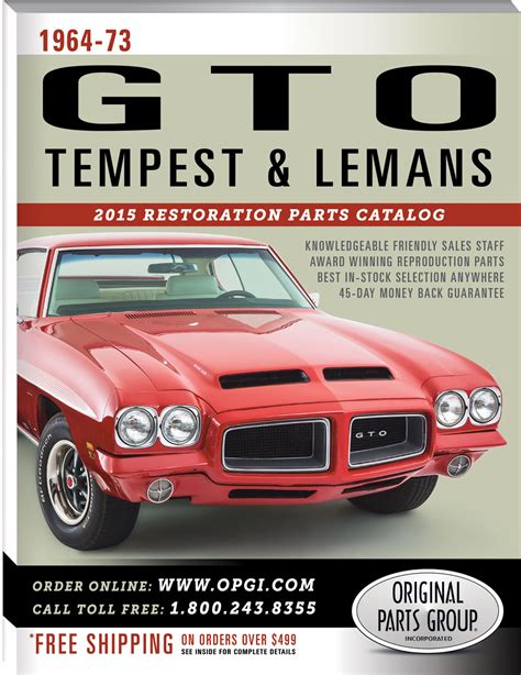 Pontiac Gto Parts Catalog