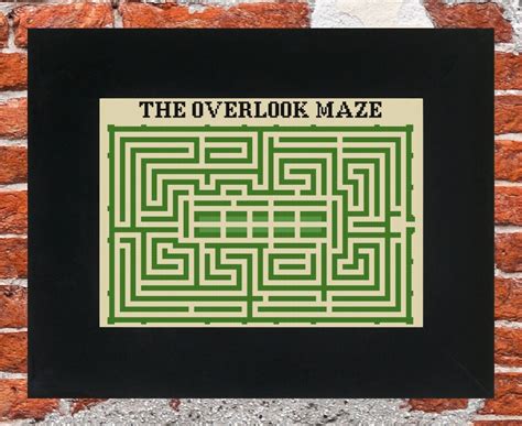 The Shining Overlook Hotel Maze Cross Stitch Pattern - Etsy