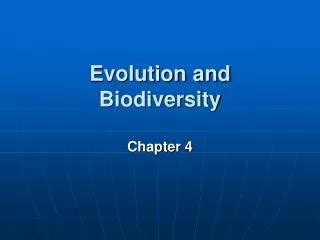 PPT - Biodiversity and Evolution PowerPoint Presentation, free download - ID:1489312