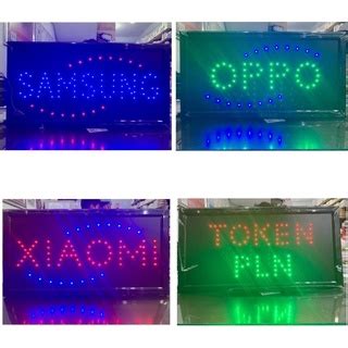 Jual PAPAN NAMA LED / PAPAN NAMA LAMPU / LED BOARD / SPANDUK LED / LAMPU NAMA | Shopee Indonesia