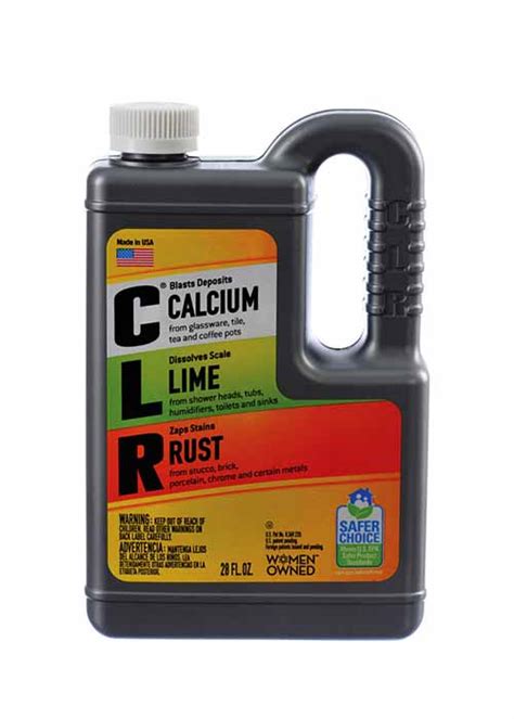 CLR No Scent Calcium Rust and Lime Remover 28 ounce oz. Liquid - Ace ...