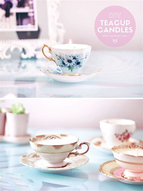 DIY Teacup Candles Tutorial - YesMissy