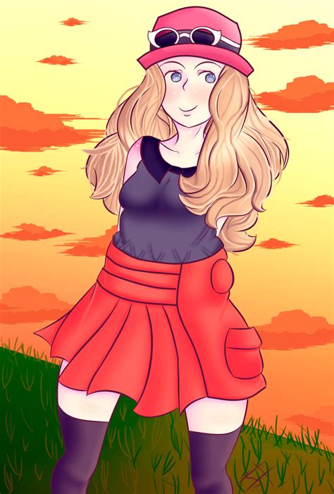 Pokemon Trainer Serena by silentstroke on DeviantArt