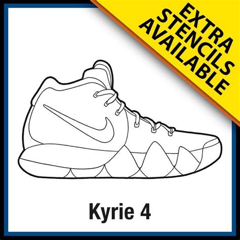 Kyrie Basketball Shoes Coloring Pages - Coloring and Drawing