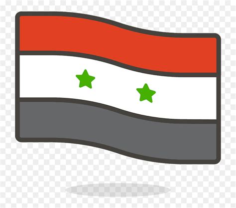 Syria Flag Emoji Clipart, HD Png Download - vhv