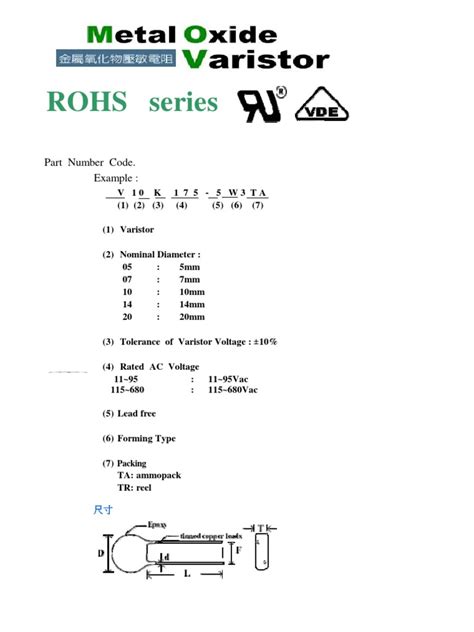 VDR | PDF | Electrical Engineering | Electrical Equipment