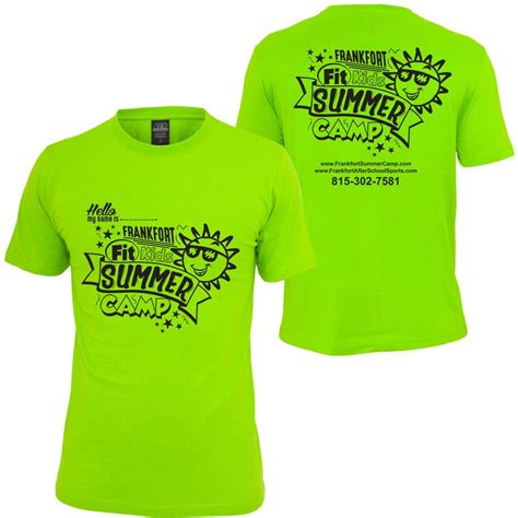 Summer Camp Shirt Designs