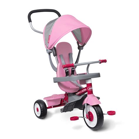 Radio Flyer 4-in-1 Stroll 'N Trike Pink | 2 Much Fun For Free