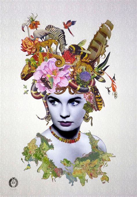 5 masters of vintage and recycled paper collage art - Upcyclist