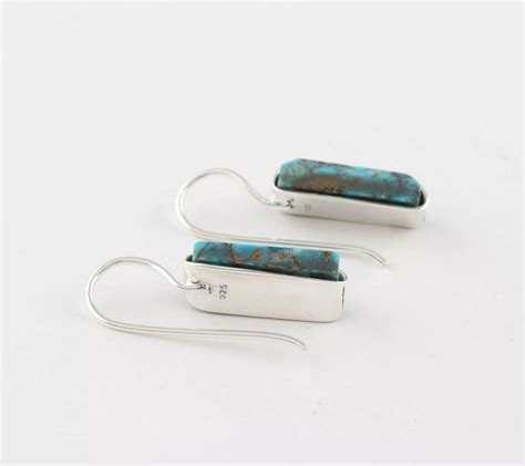 Novica Artisan Crafted Composite Turquoise Drop Earrings - QVC.com