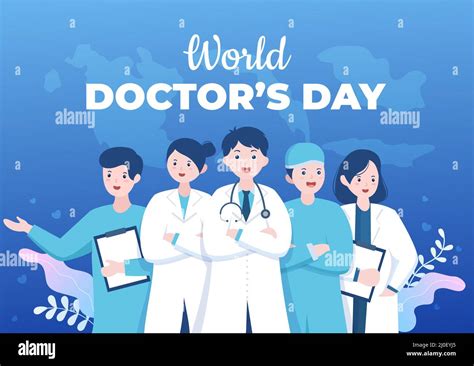 World Doctors Day Vector Illustration for Greeting Card, Poster or ...