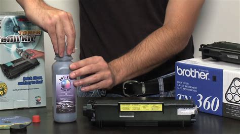 Toner Refill Kit for Brother - how to refill Brother toner cartridges using toner refills - YouTube