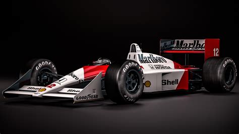 ArtStation - Mclaren Honda MP4/4 - Ayrton Senna