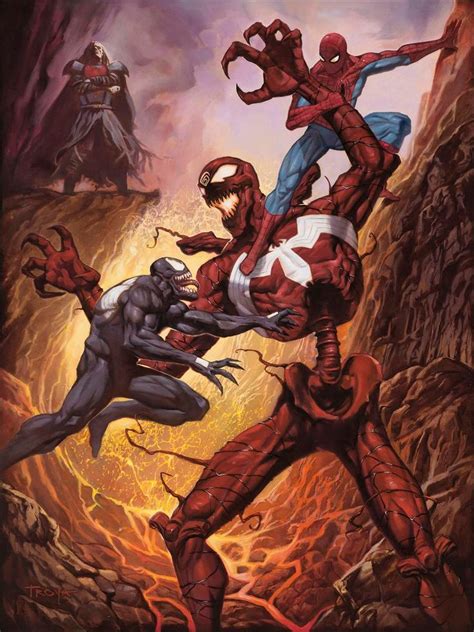 Venom and Spider-Man vs. Carnage and Knull by troya3000 on DeviantArt ...