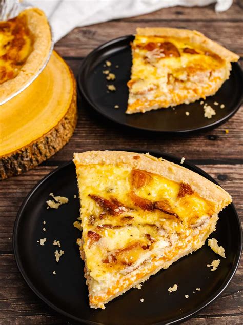 Bacon Cheddar Quiche Recipe - A Southern Soul