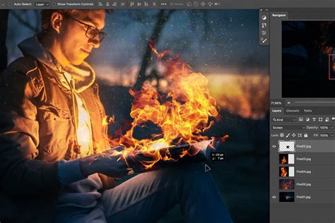 How to Create Realistic Fire in Photoshop - PHLEARN