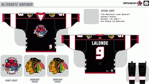 Rockford IceHogs Uniform - Special Event Uniform - American Hockey ...