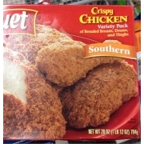 Banquet Crispy Chicken Variety Pack, Southern: Calories, Nutrition ...