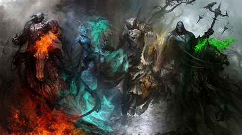 Four Horsemen of the Apocalypse, Artwork, Fantasy art Wallpapers HD ...