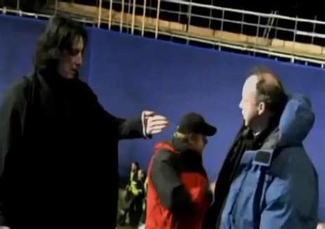 Behind the scenes of Harry Potter - Alan Rickman - Severus Snape Photo ...