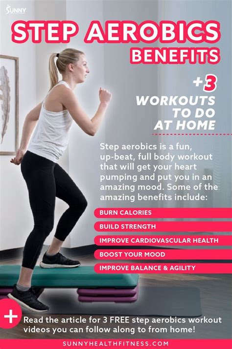 Step Aerobics Benefits & 3 Workouts to Do at Home | Step aerobics, Step ...