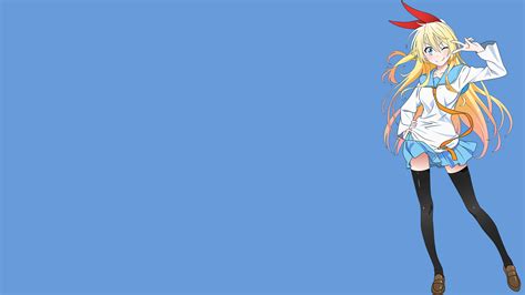 Chitoge Kirisaki Smiles: HD Wallpaper from Nisekoi