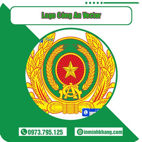 Thiết kế logo công an vector chuyên nghiệp tỉ mỉ tại Hà Nội