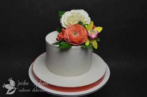 Chocolate flowers cake - Cake by JarkaSipkova - CakesDecor